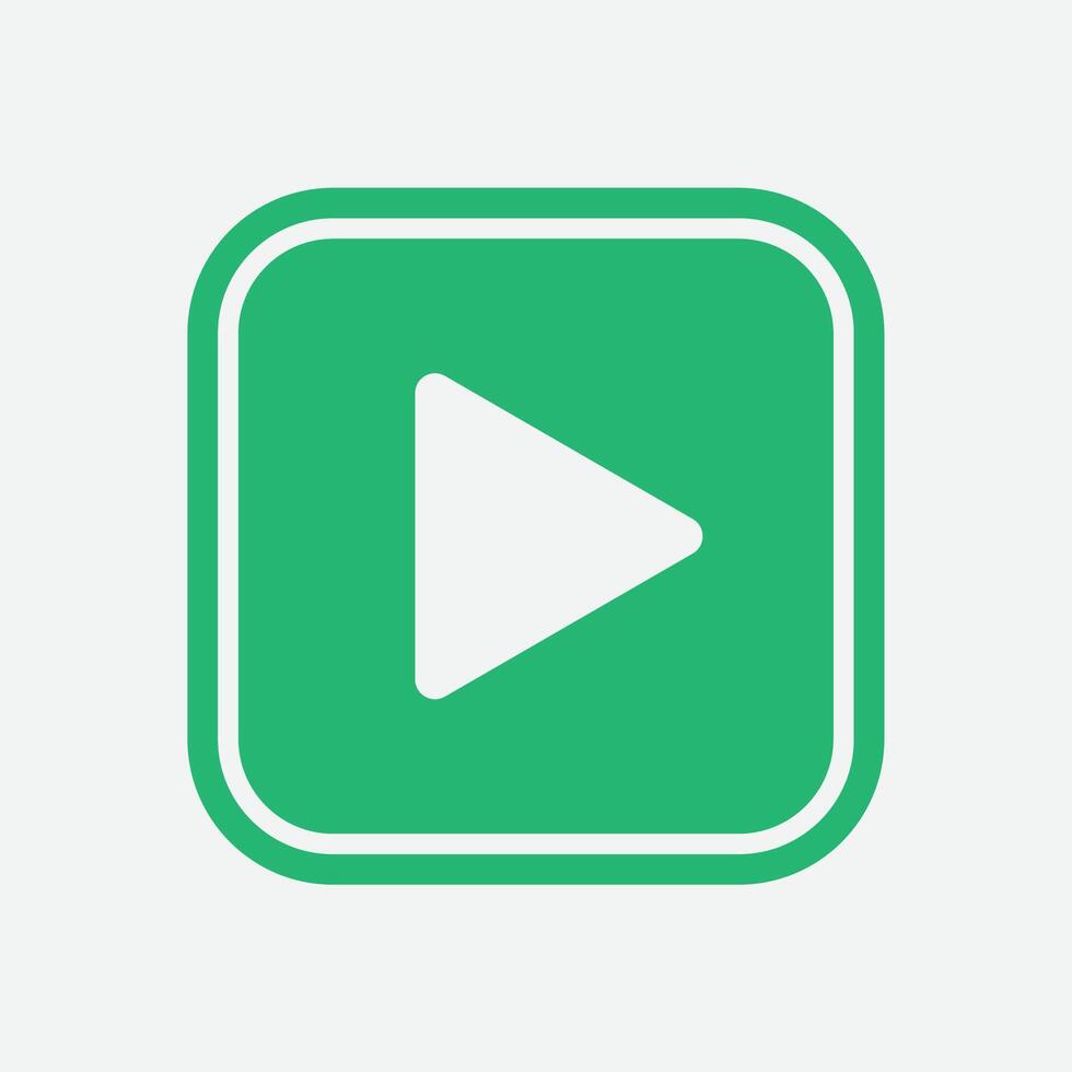 Play Music Button Icon vector
