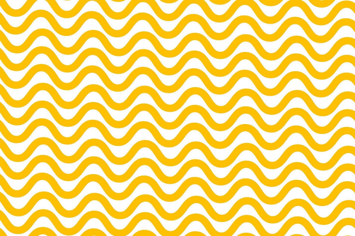 Linear wave noodle pattern. Simple background of yellow Italian pasta. Geometric background for twisted spaghetti design vector