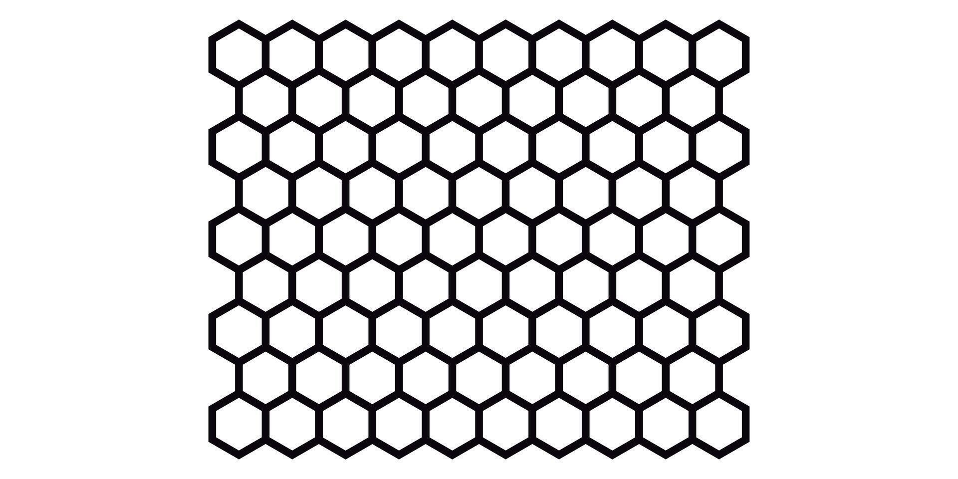 Texture of hexagonal cells. Illustration of honeycombs cloth seamless pattern, honey hexagon cells, and honeyed comb grid texture. vector