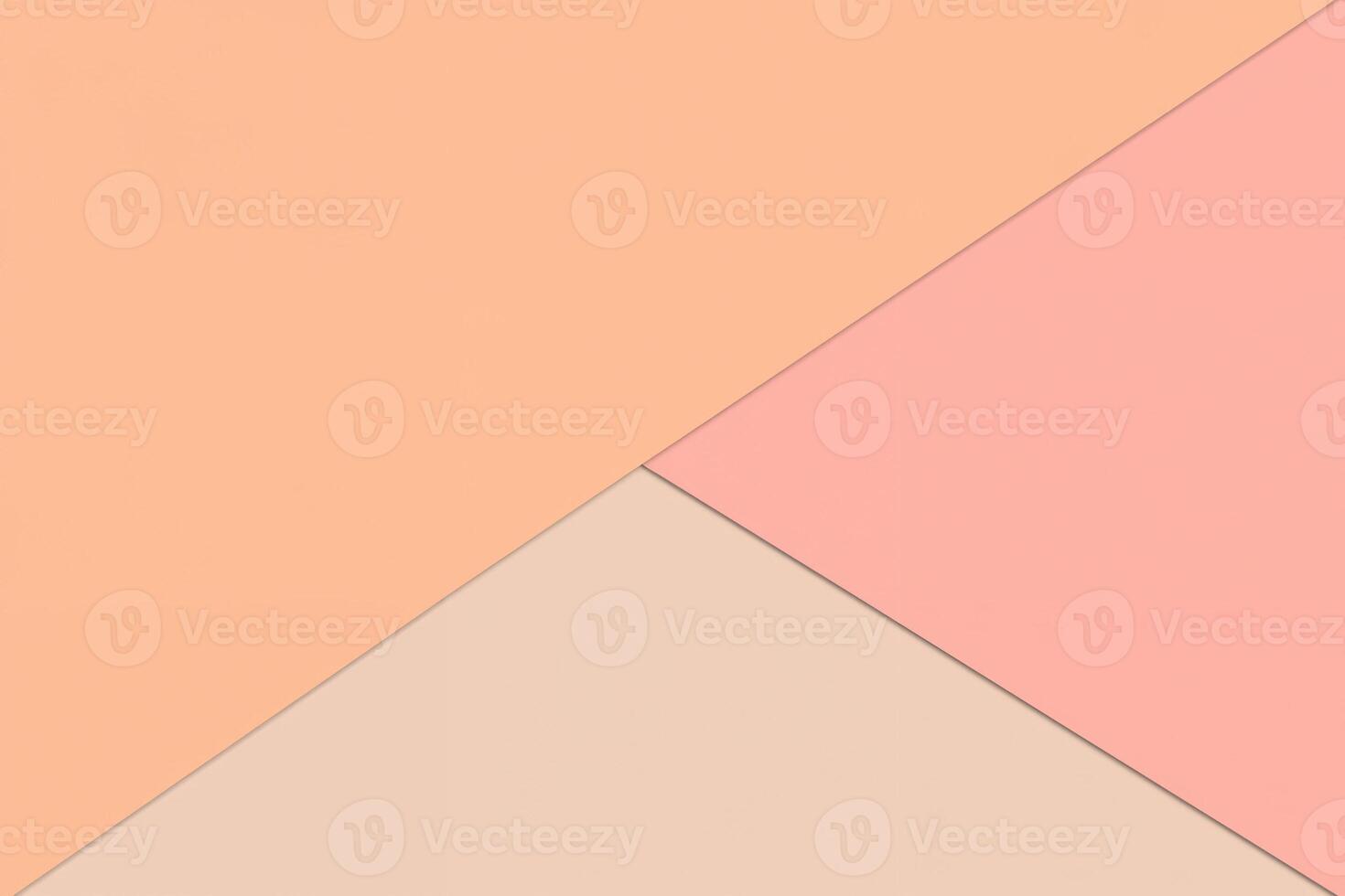 Abstract Geometric Paper Background in Peach, Pink, and Beige photo