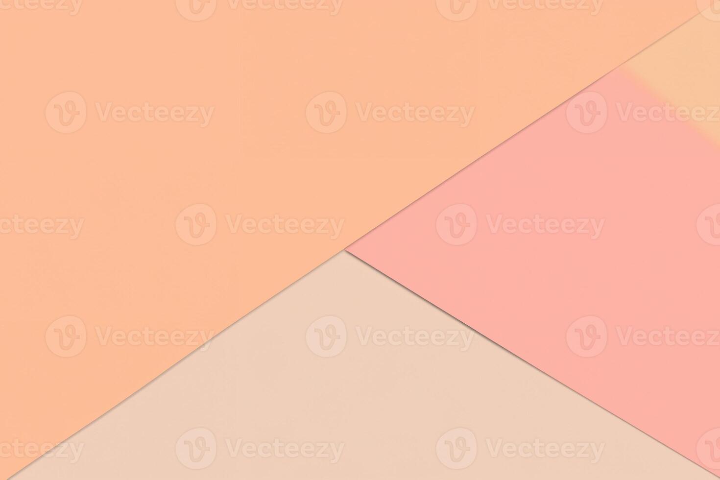 Abstract Geometric Paper Background in Peach, Pink, and Beige photo