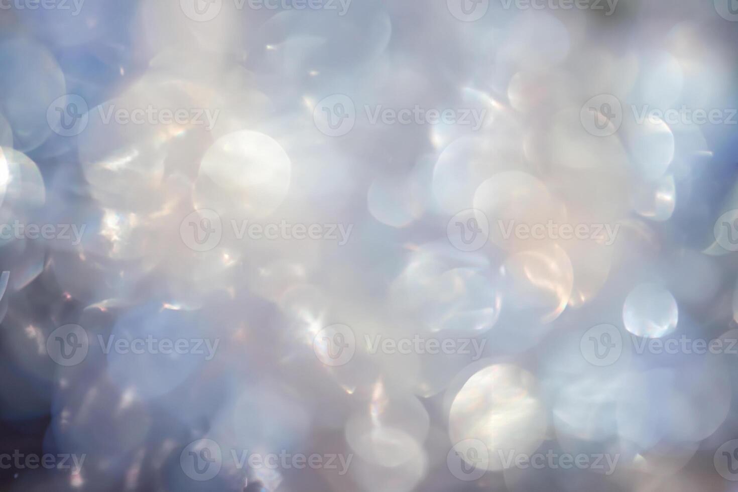 Golden Bokeh Lights on Abstract Background photo