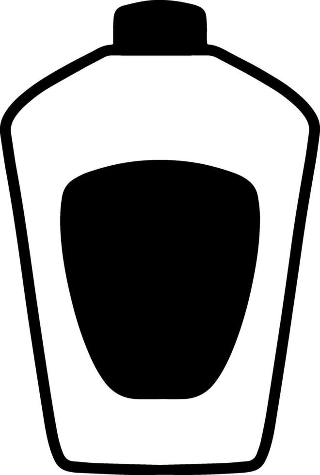 Cleaning bottle cream clipart Hand drawn art vector