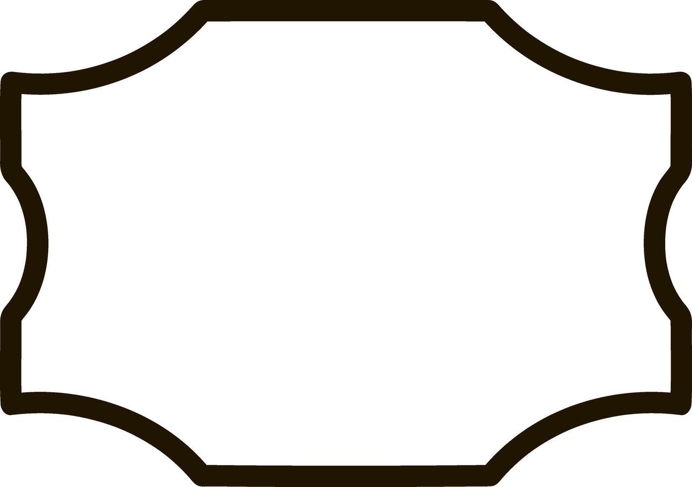 Sale sticker Frame Border icon Price tag Shopping label vector