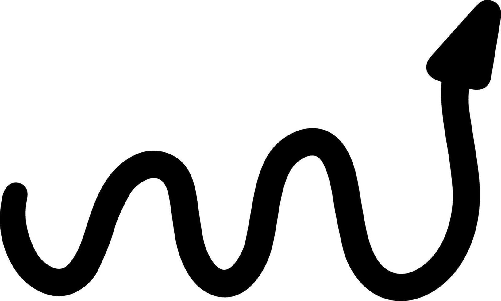 Doodle arrow clipart Hand drawn art line vector