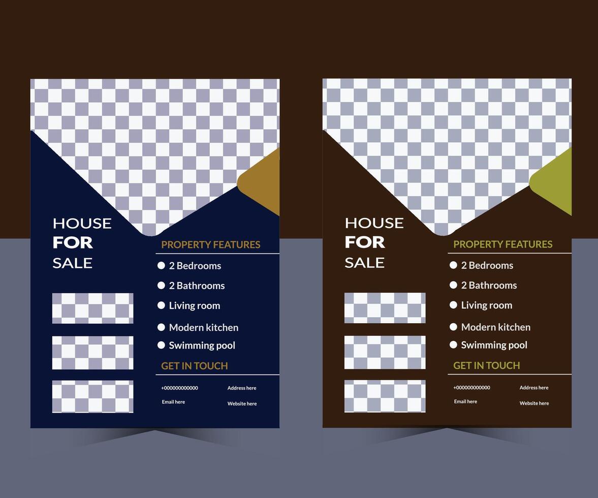 Business flyer design. vector
