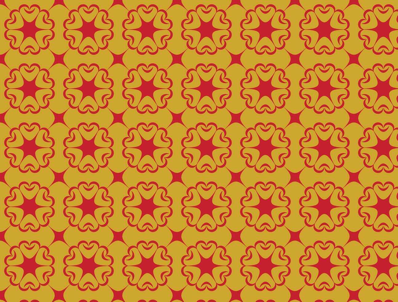 Abstract Pattern Design With Orange and Red Color Combination vector