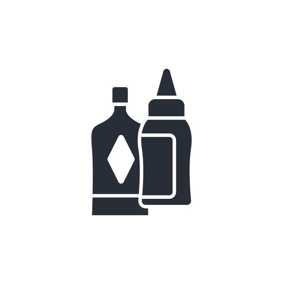 condiments icon. .Editable stroke.linear style sign for use web design,logo.Symbol illustration. vector