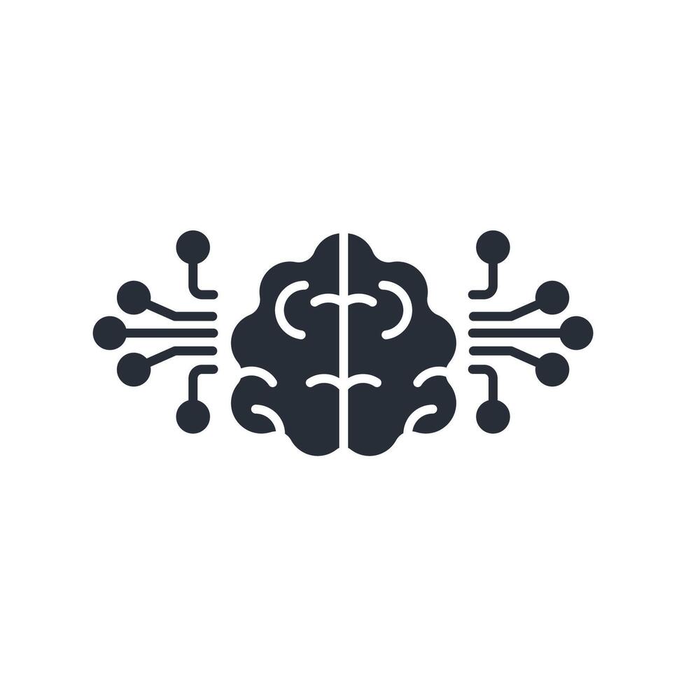 intelligence icon. .Editable stroke.linear style sign for use web design,logo.Symbol illustration. vector