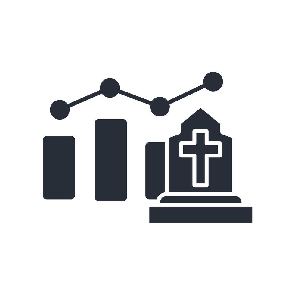 mortality icon. .Editable stroke.linear style sign for use web design,logo.Symbol illustration. vector