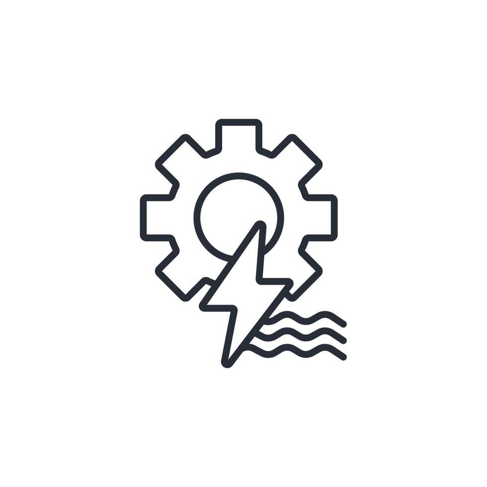 electrical engineering icon. .Editable stroke.linear style sign for use web design,logo.Symbol illustration. vector