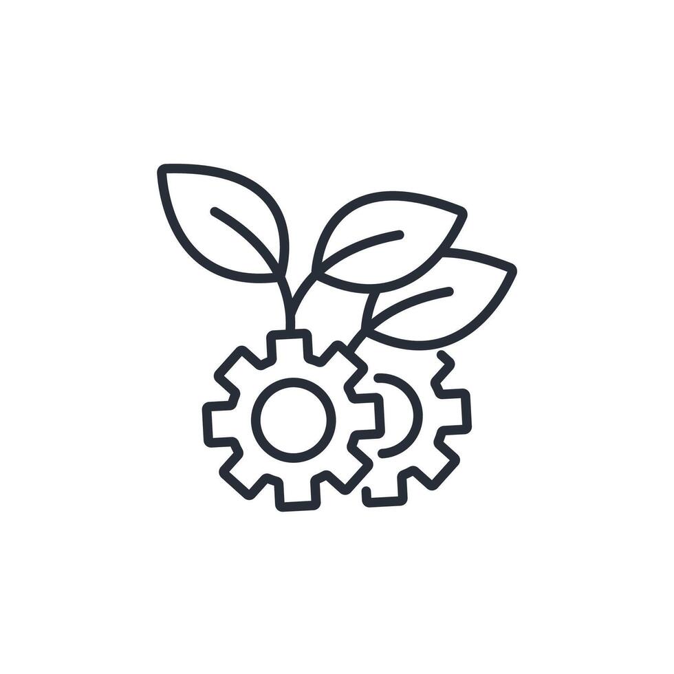agricultural engineering icon. .Editable stroke.linear style sign for use web design,logo.Symbol illustration. vector