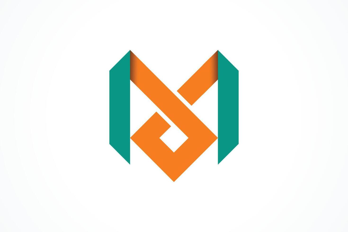 Initial Letter M Logo Design Element vector