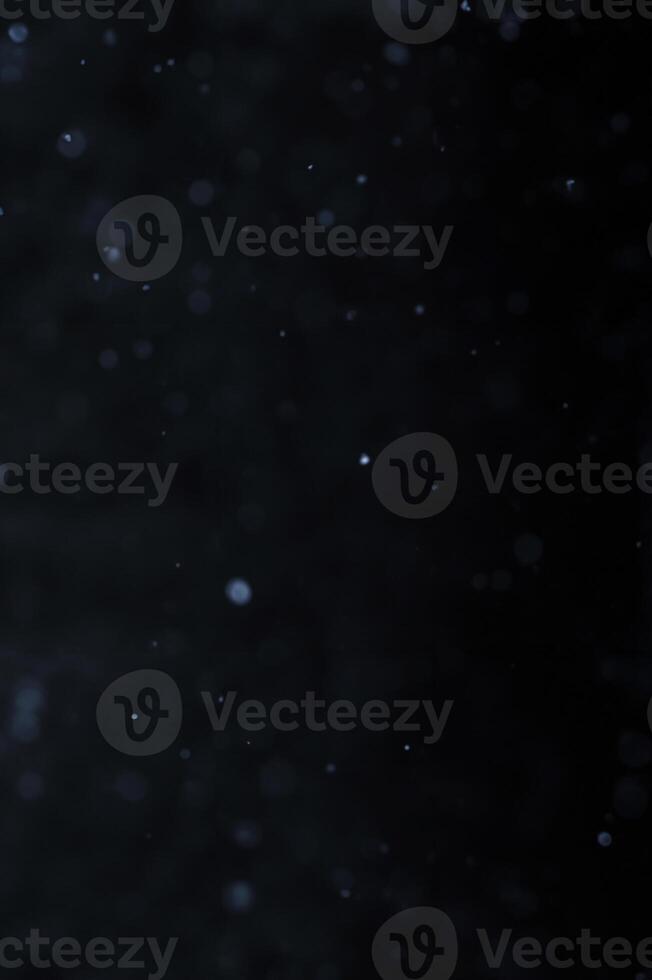 White Snow Bokeh on Gray Background for Graphic Overlay photo