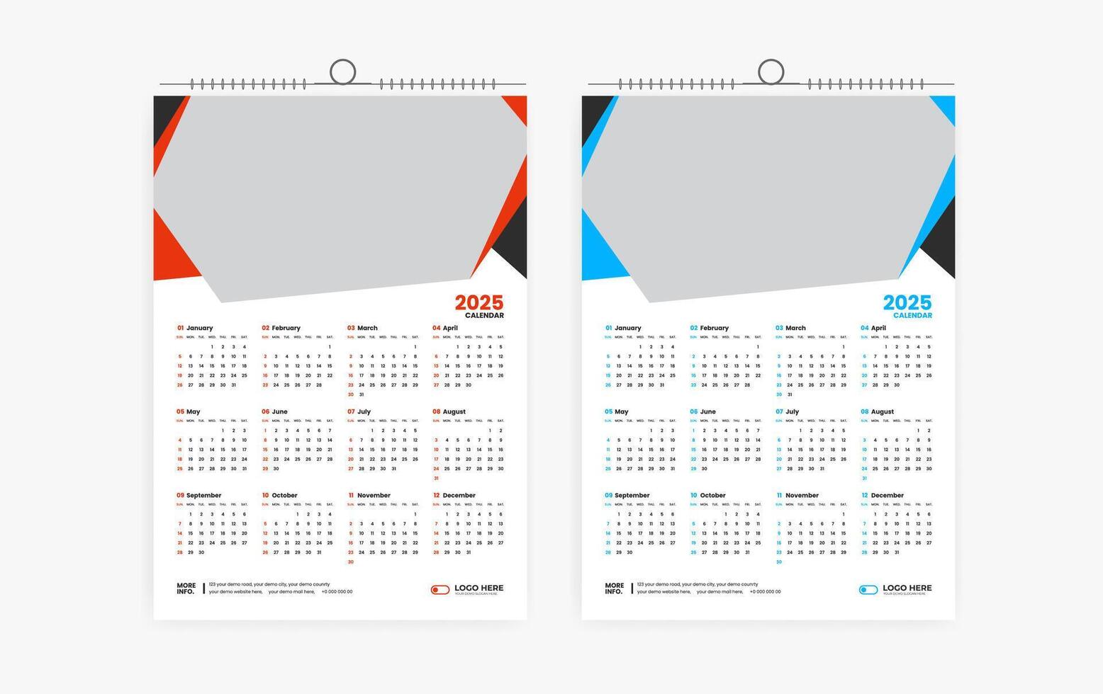 calendar design template vector