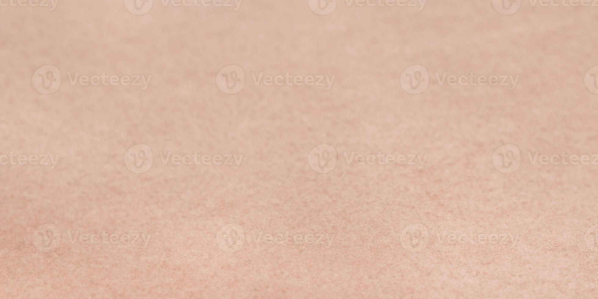 Close-up of smooth kraft paper texture background for design projects photo