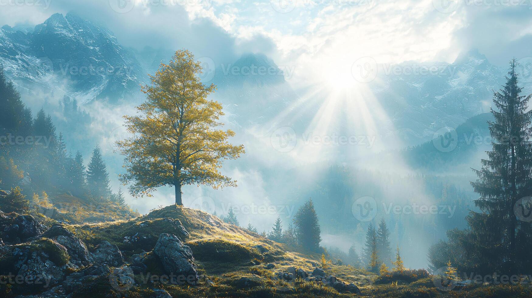 Nature Background, High-Resolution Wallpaper for a Serene and Stunning View photo