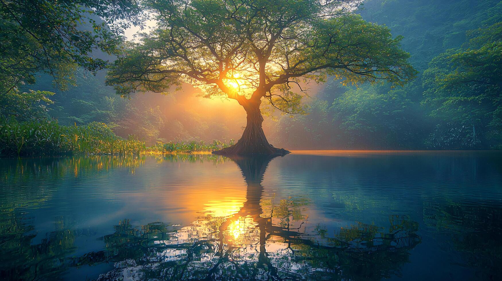 Nature Background, High-Resolution Wallpaper for a Serene and Stunning View photo