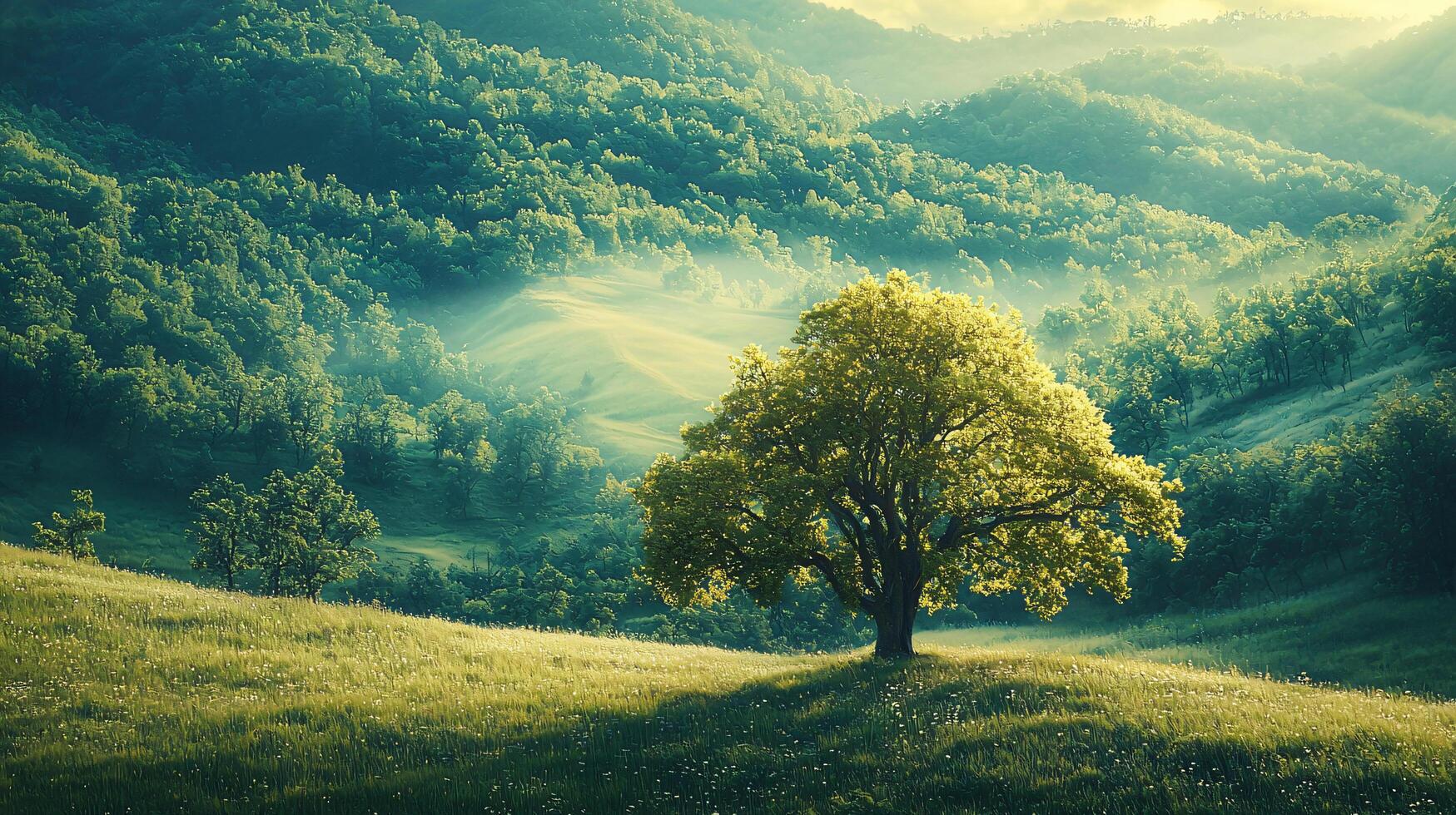 Nature Background, High-Resolution Wallpaper for a Serene and Stunning View photo