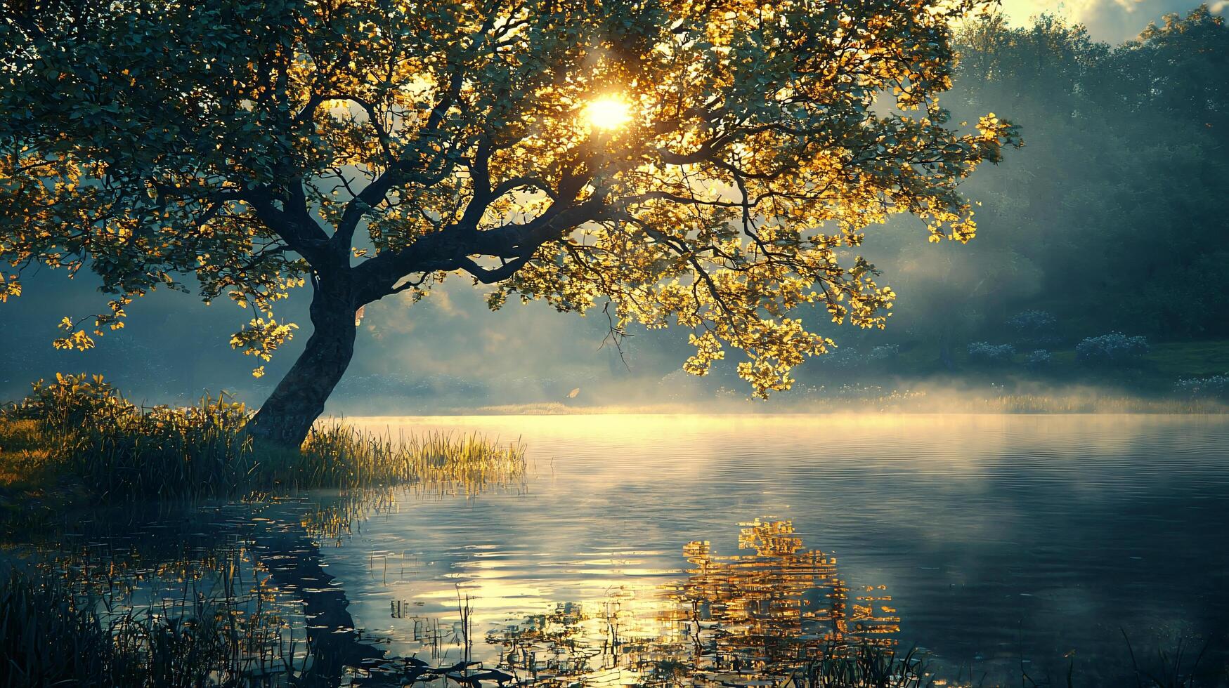 Nature Background, High-Resolution Wallpaper for a Serene and Stunning View photo