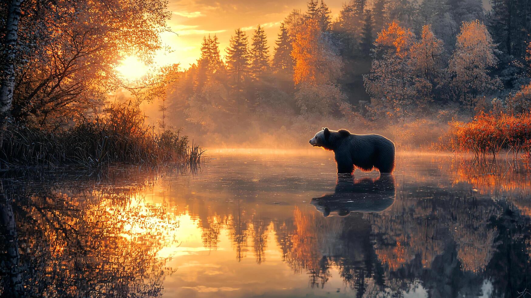 Nature Background, High-Resolution Wallpaper for a Serene and Stunning View photo