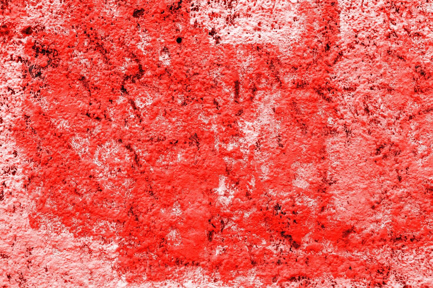 Red paint texture. Interior of a modern loft. Abstract bright background. The facade of an old house. photo