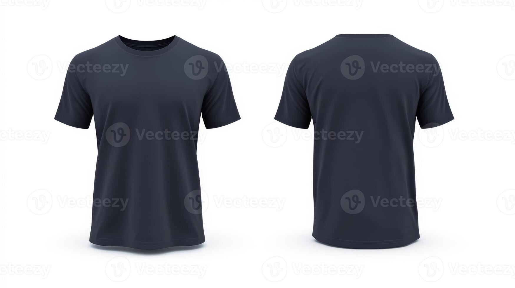 This navy blue tshirt mockup is perfect for retail campaigns, branding, and fashion projects, showcasing stylish, casual attire suitable for everyday wear in various settings and occasions photo