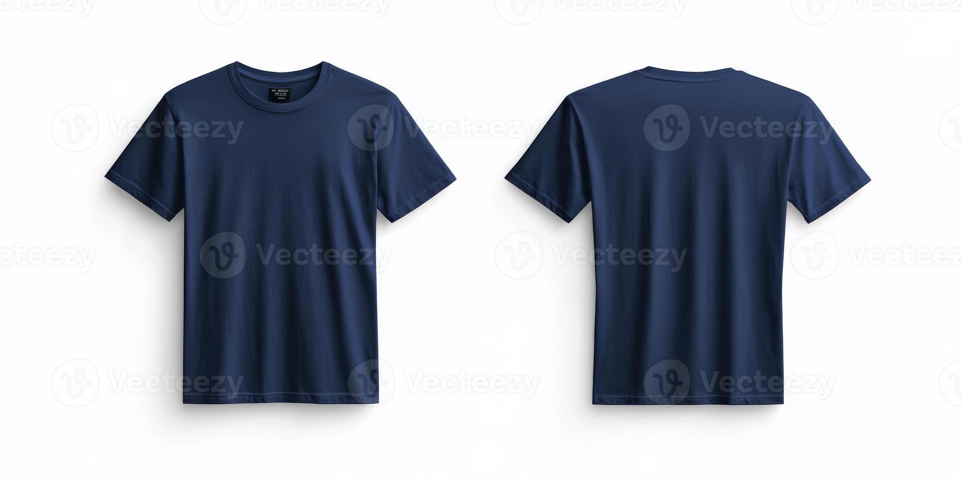 This stylish navy blue tshirt mockup is perfect for showcasing casual designs and effectively advertising your apparel brand with a versatile cotton template for a polished presentation photo