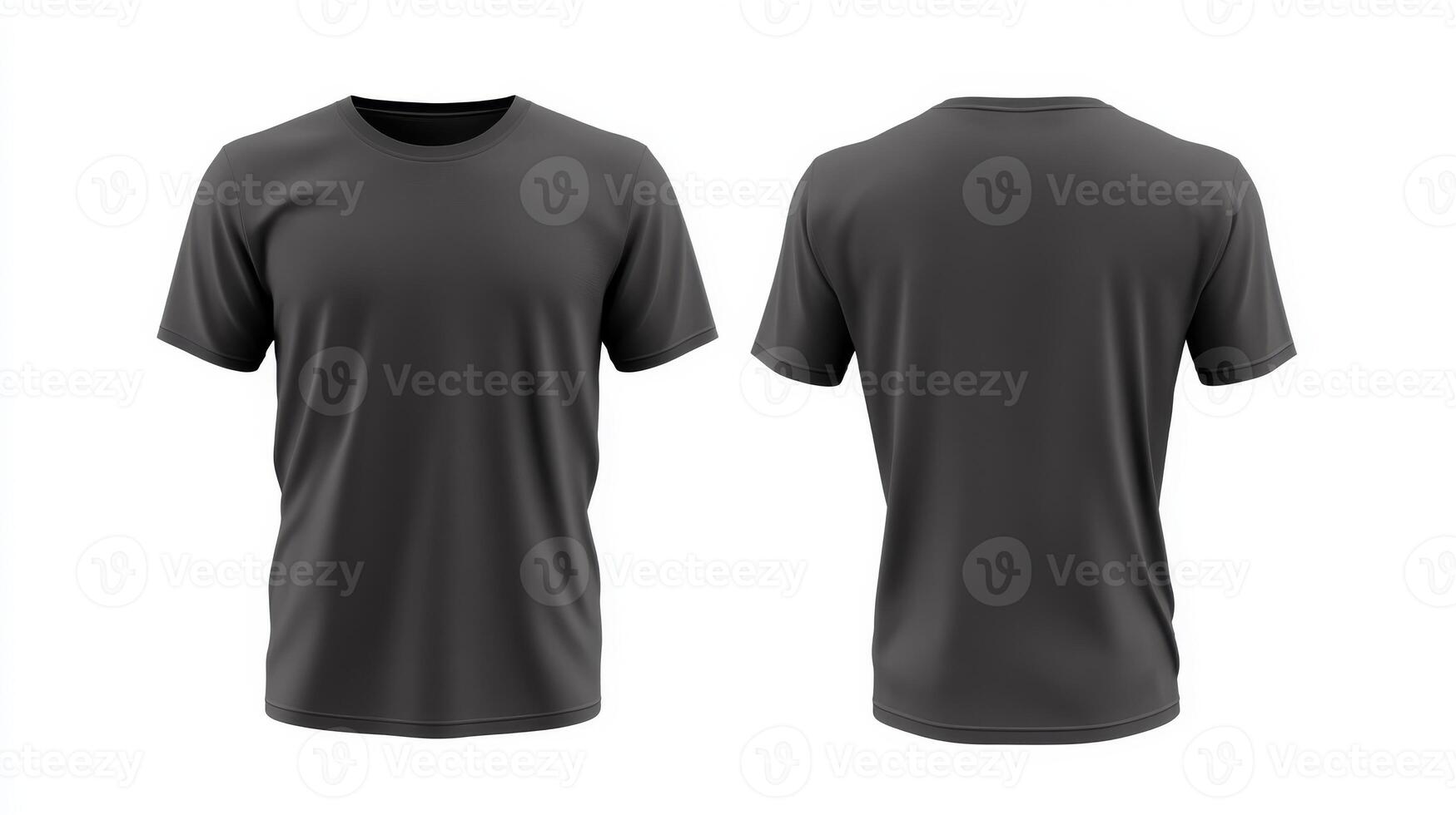 This stylish basic black tshirt mockup is perfect for casual attire and features a relaxed fit along with a classic design that allows for versatile and creative styling options every day photo