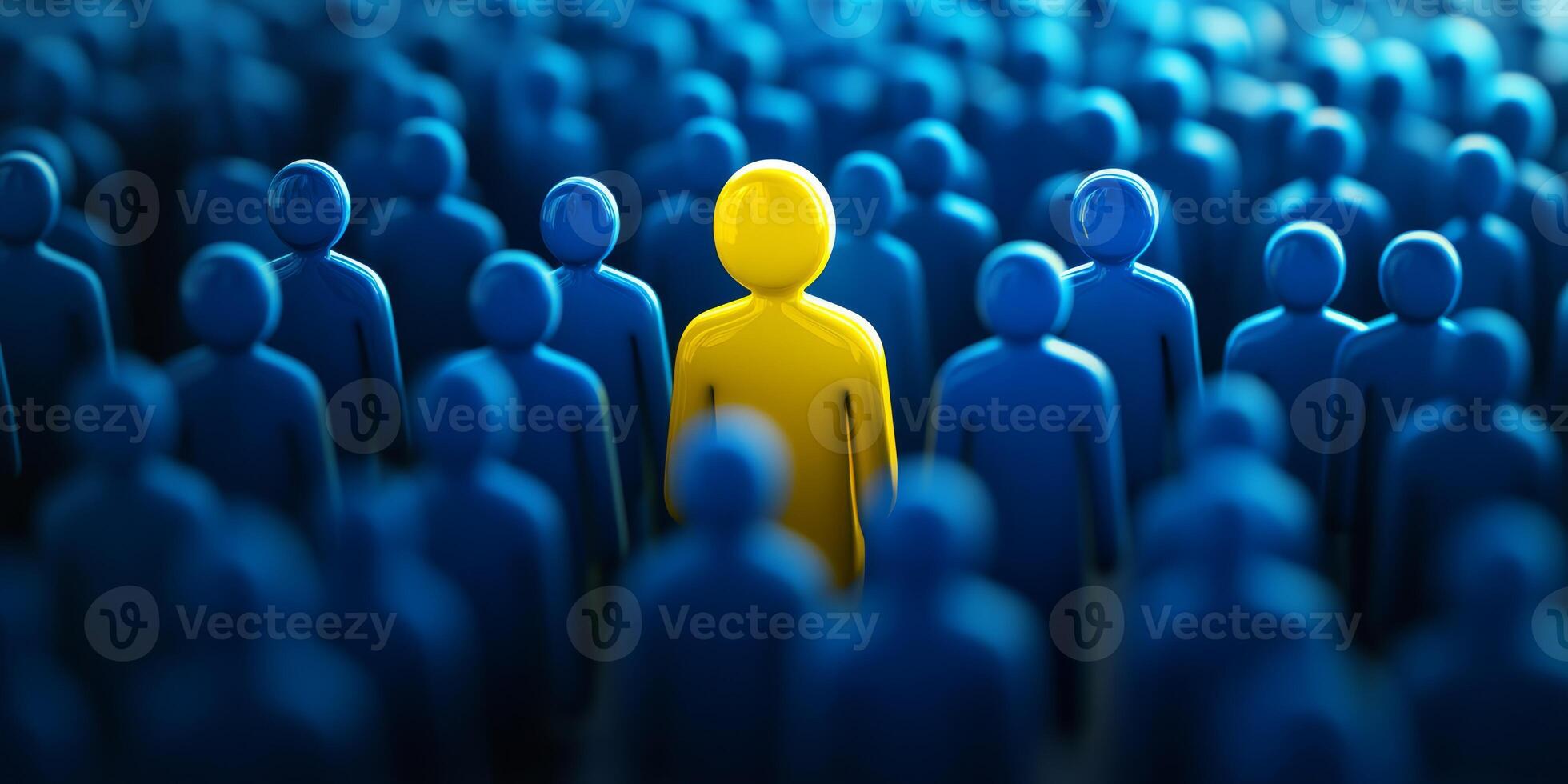 This image symbolizes the strategic process of selecting the best candidate from a diverse pool, emphasizing the uniqueness crucial for effective talent acquisition and recruitment in organizations photo