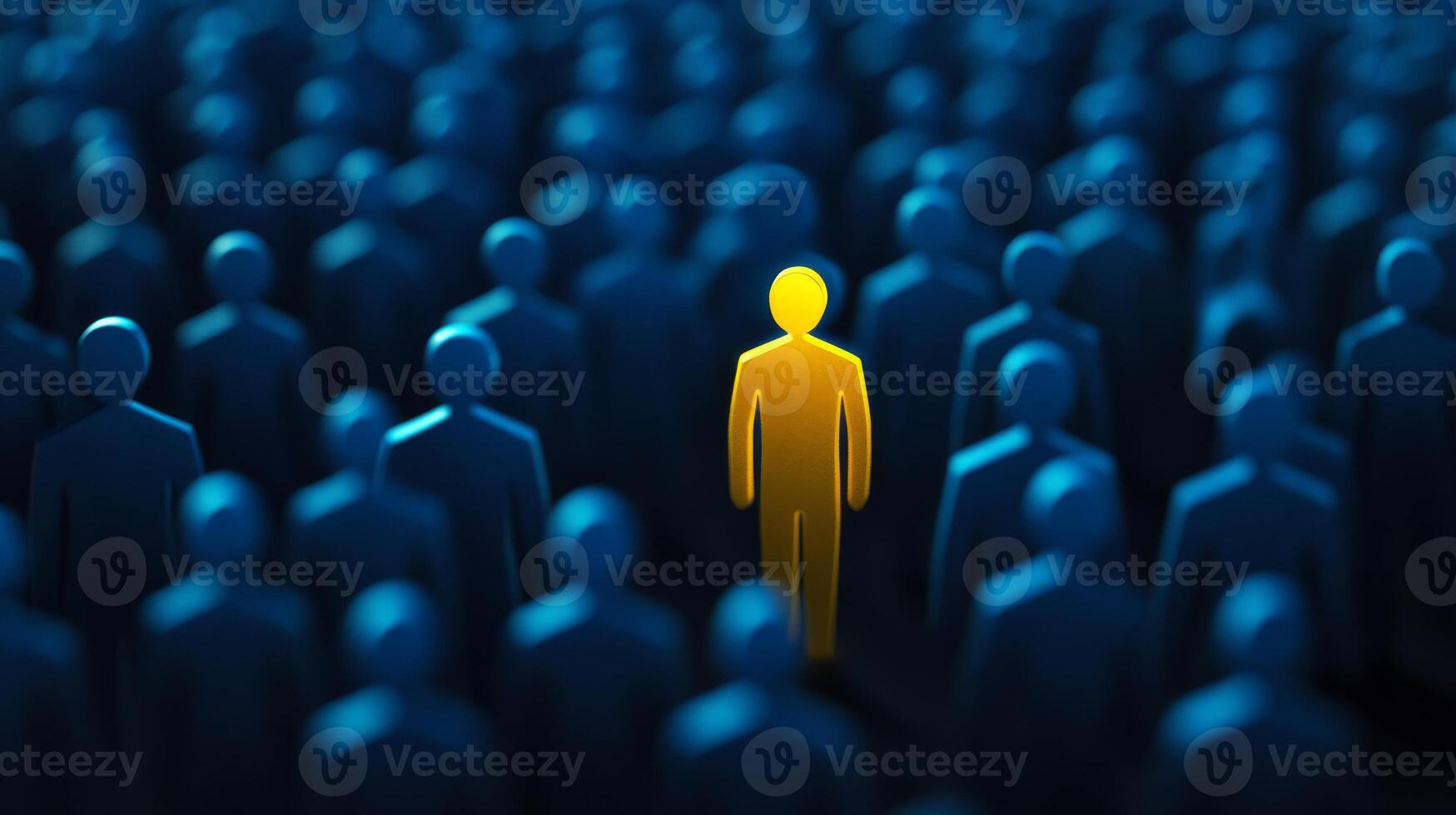 This visual represents the talent recruitment process, highlighting standout candidates among diverse applicants, crucial for effective hiring and ensuring a good organizational fit photo