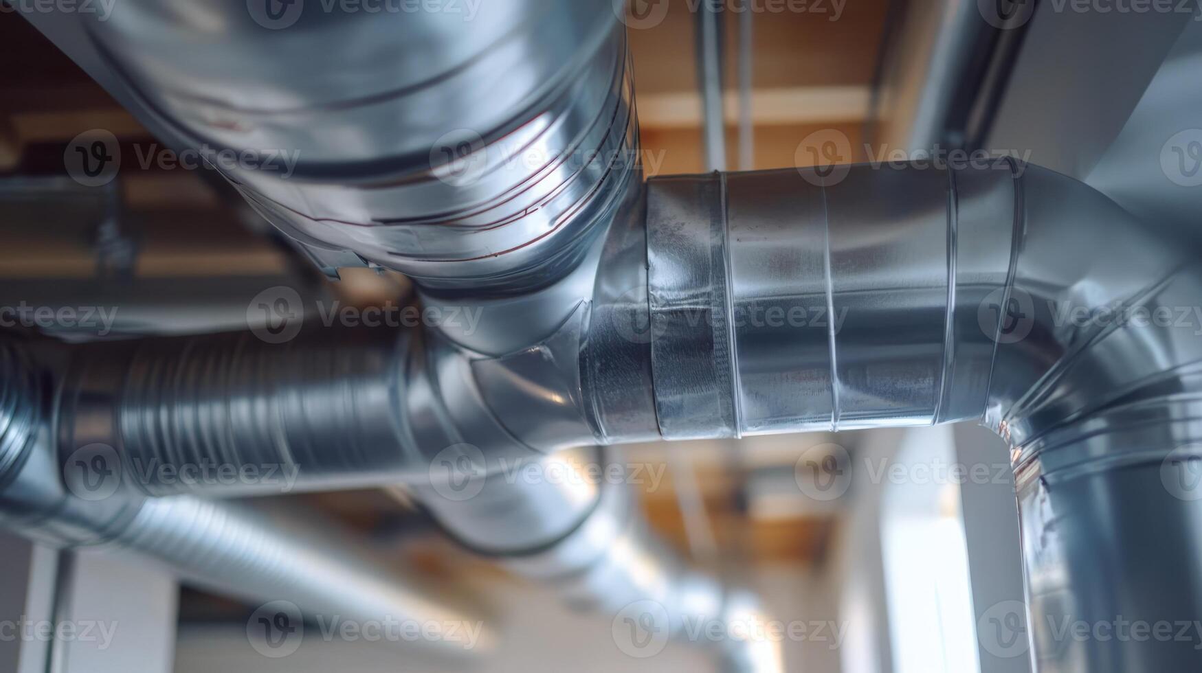 Discover advanced HVAC architecture that features highly efficient steel ductwork, which ensures effective air conditioning and heating for yearround optimal indoor comfort in any environment photo