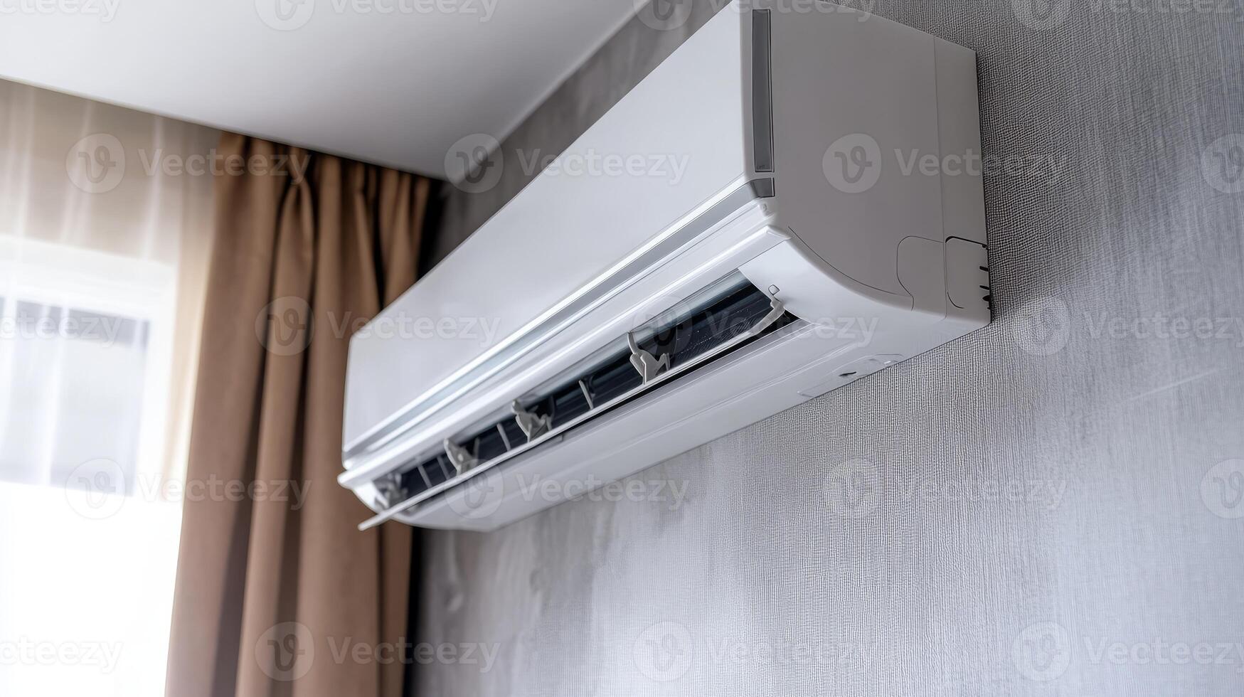 Discover and explore the advanced HVAC system that incorporates highly efficient cooling and heating capabilities, designed specifically to enhance overall comfort in contemporary interior spaces photo