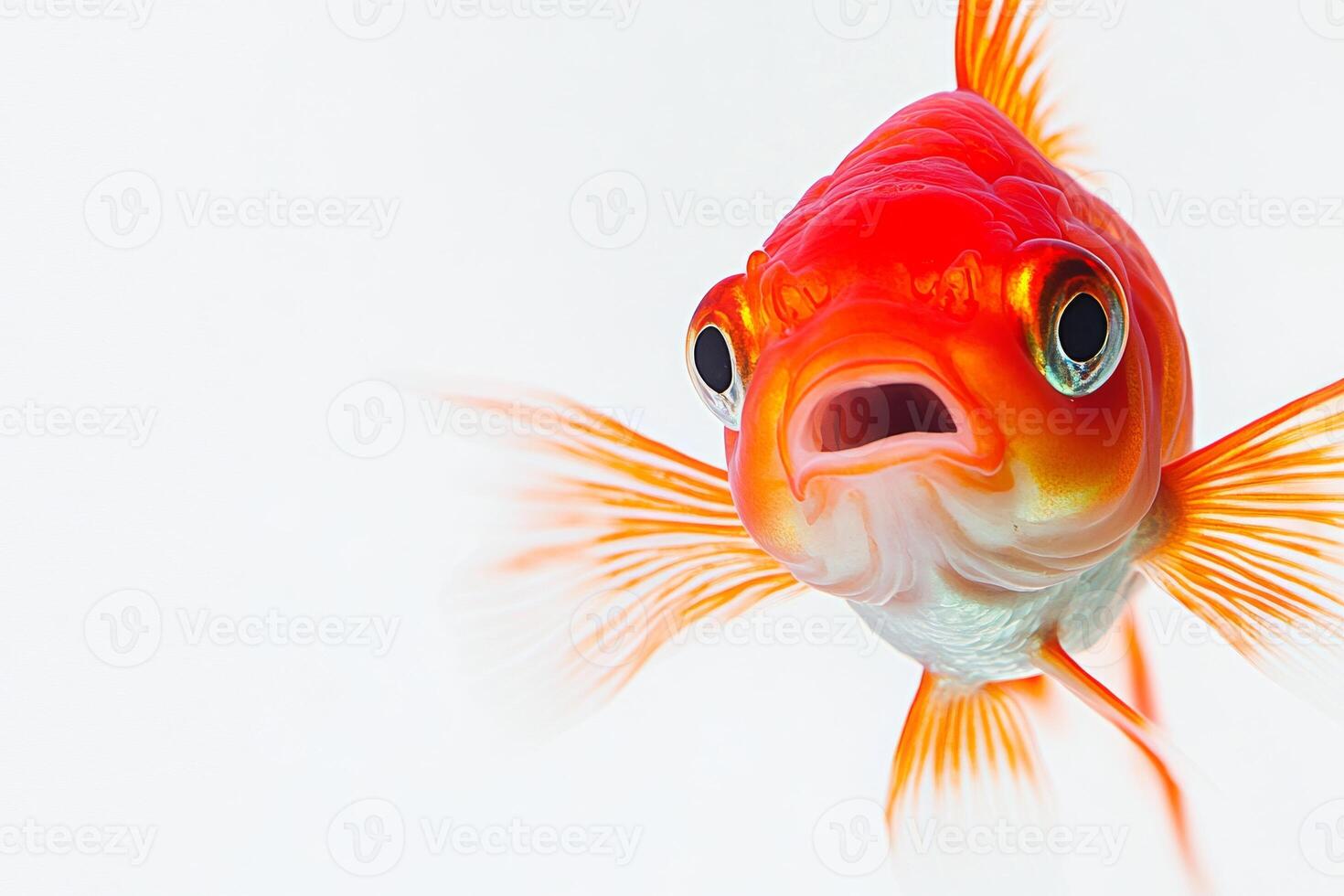 A fish with its mouth open photo