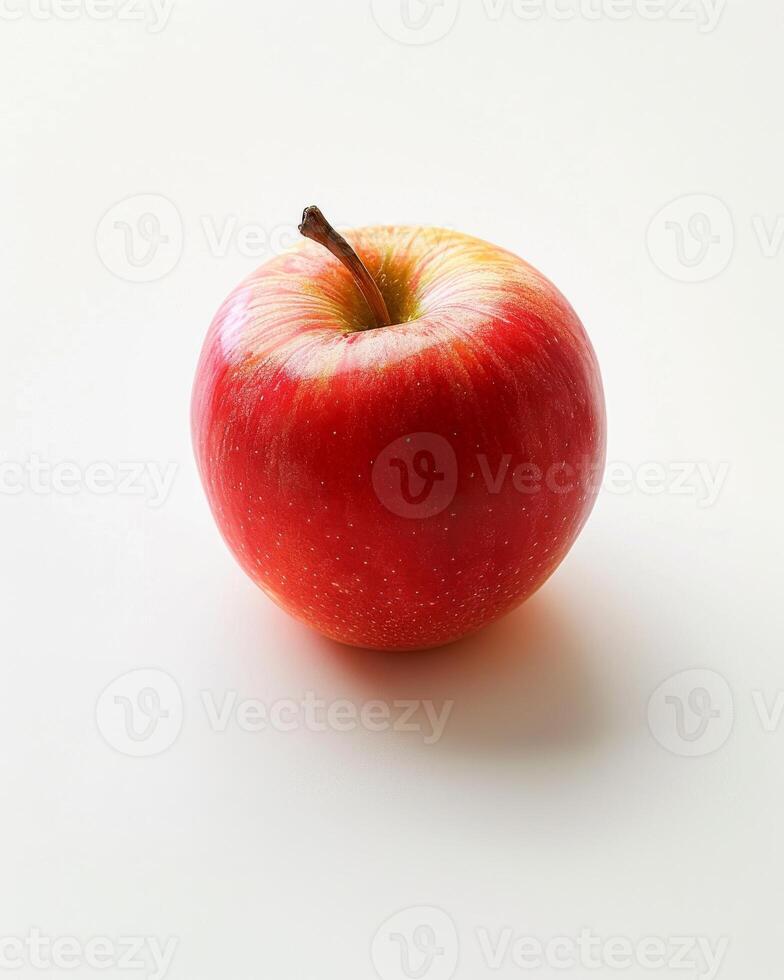 Apple Isolated With White Background photo