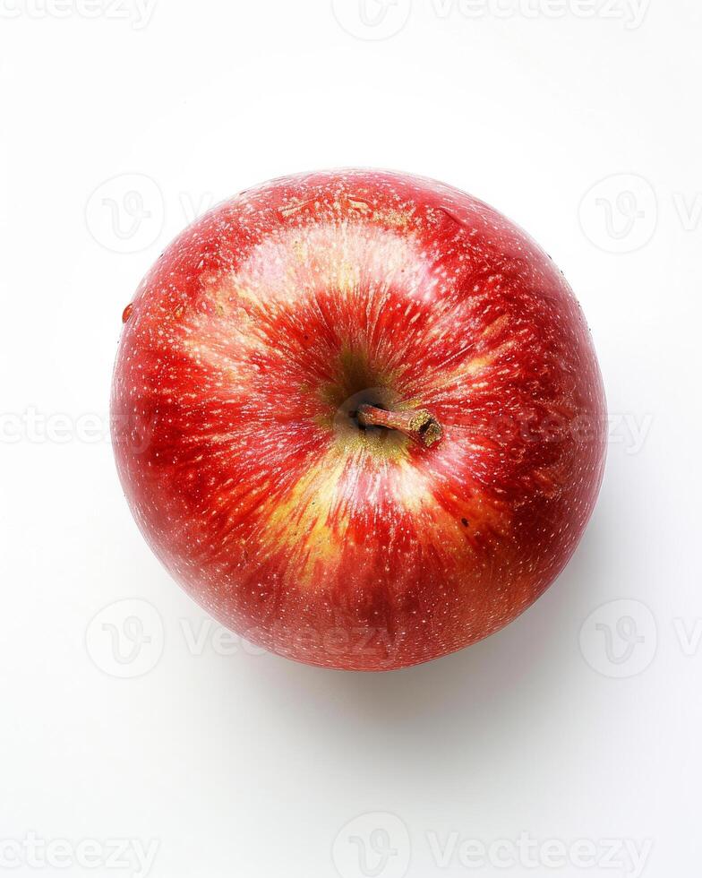 Apple Isolated With White Background photo