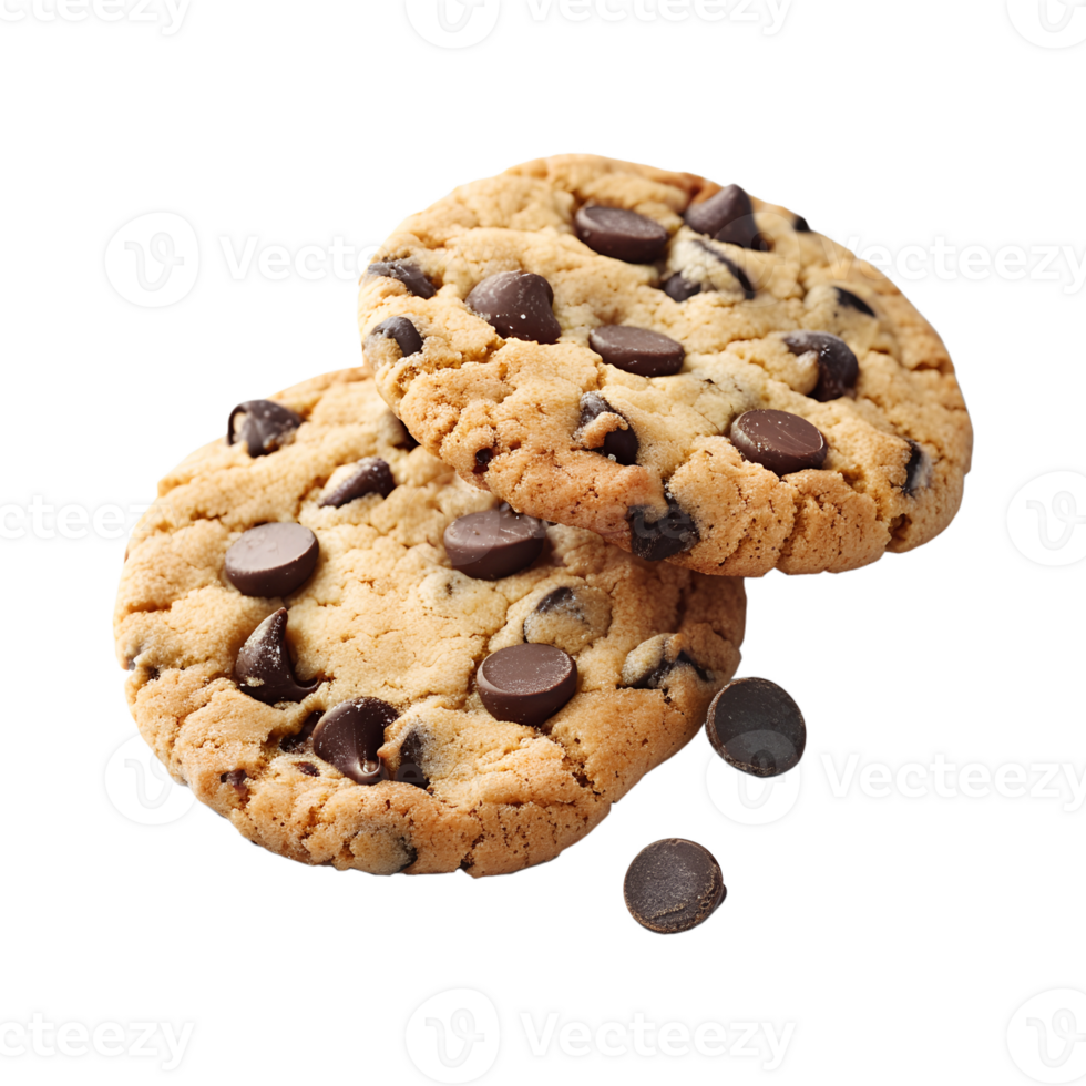 Isolated Chocolate Chip Cookies png