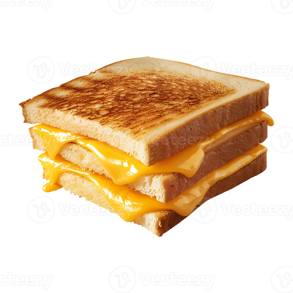 Delicious grilled cheese sandwich png
