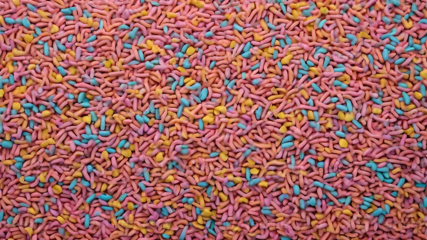Colorful Sprinkles Pink Background Trendy Pattern photo