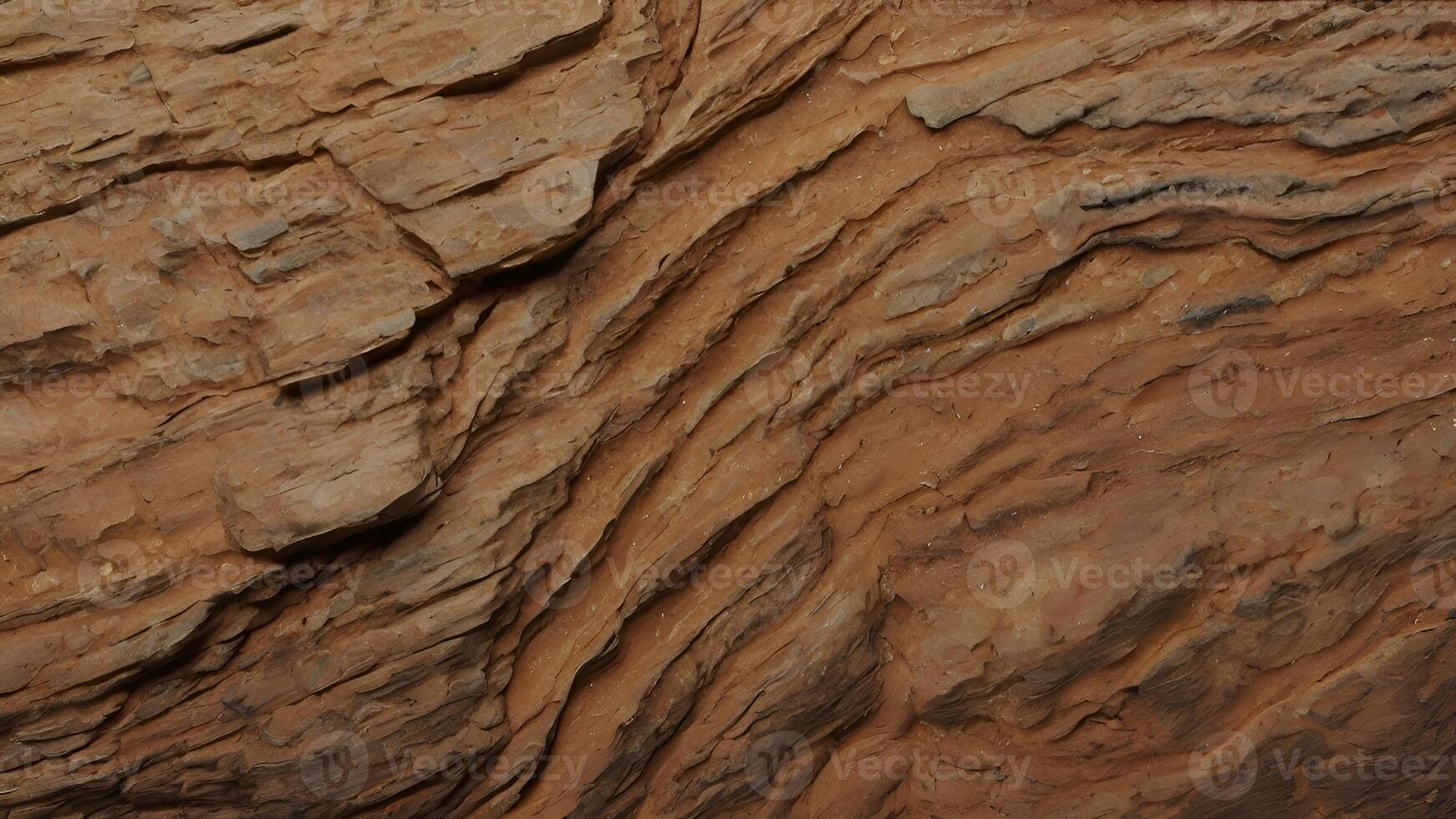 Warm Earthy Weathered Sandstone Texture With Visible Layers photo