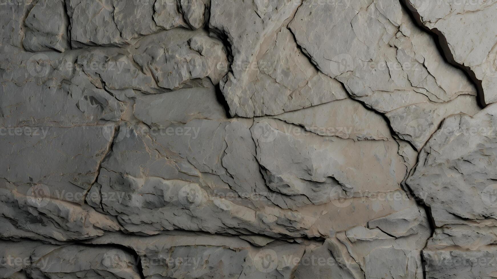Weathered Limestone Texture with Layered Rock Formations photo