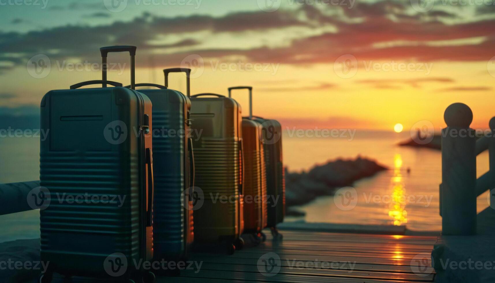 Travel with suitcases that combine comfort and elegance photo