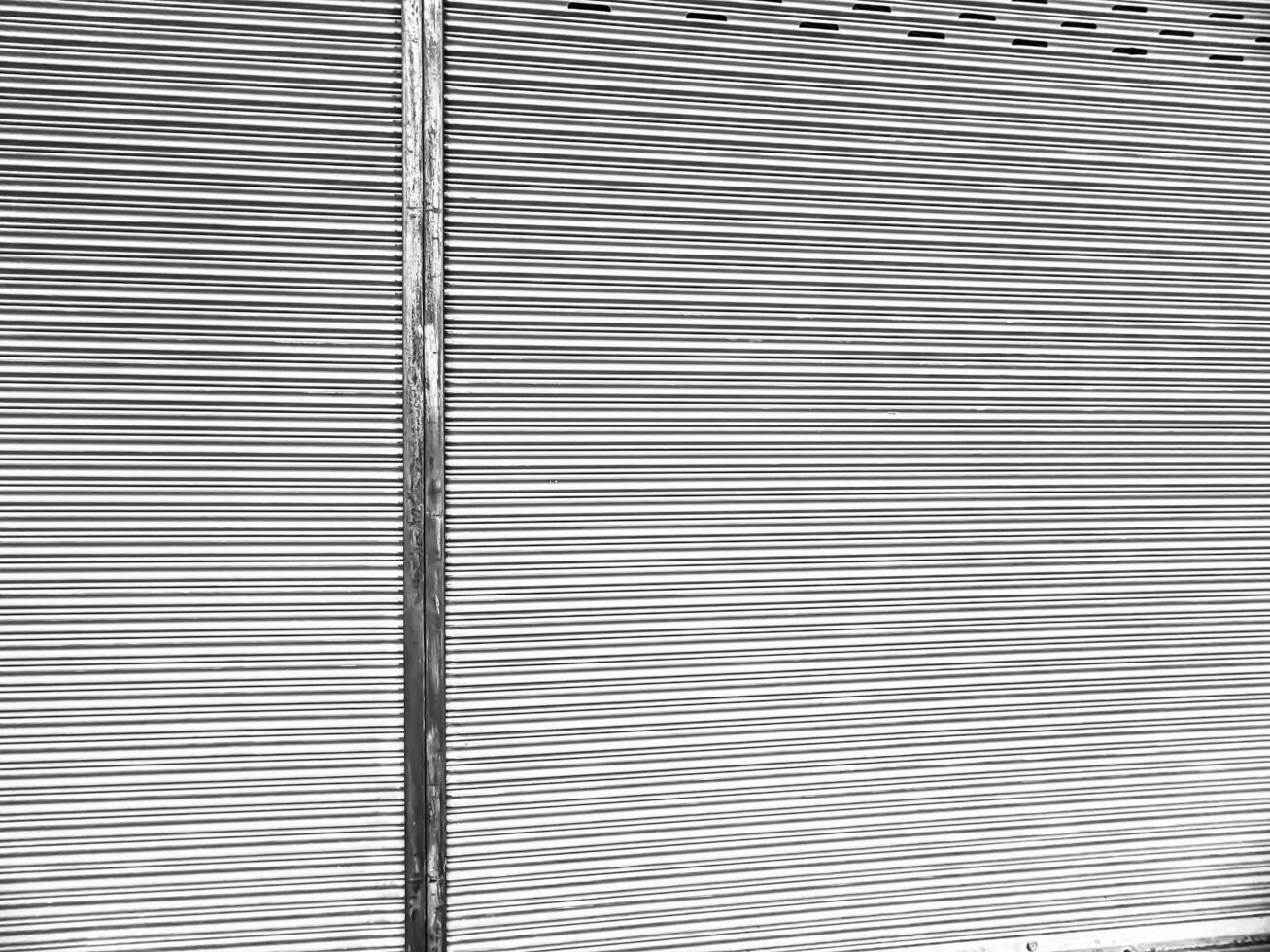 Black and white horizontal lines abstract background. Modern minimalist design ideal for wall art, print media, and web graphics photo
