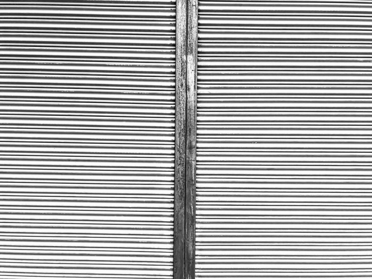 Abstract black and white horizontal lines background. photo