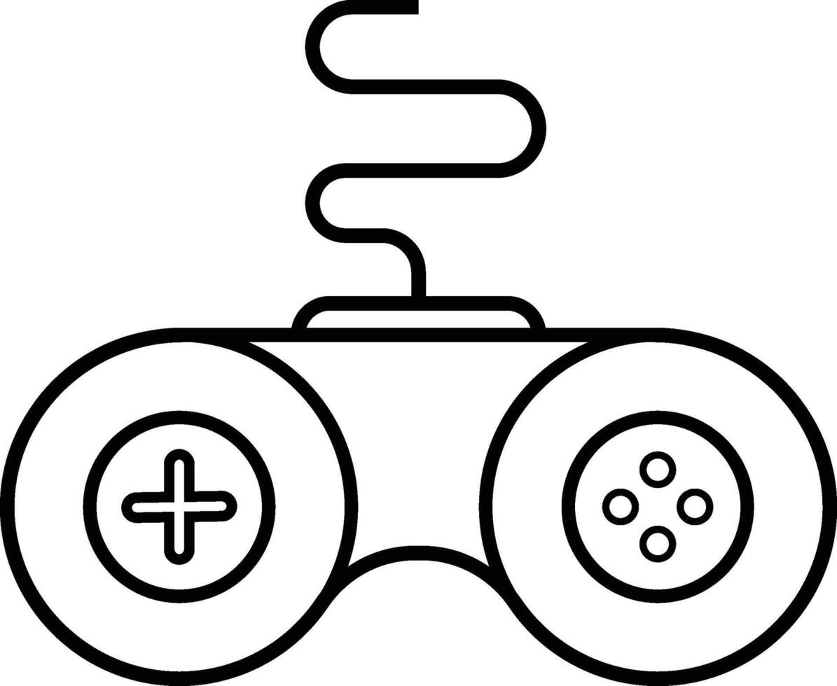 Game joystick icon illustration. vector