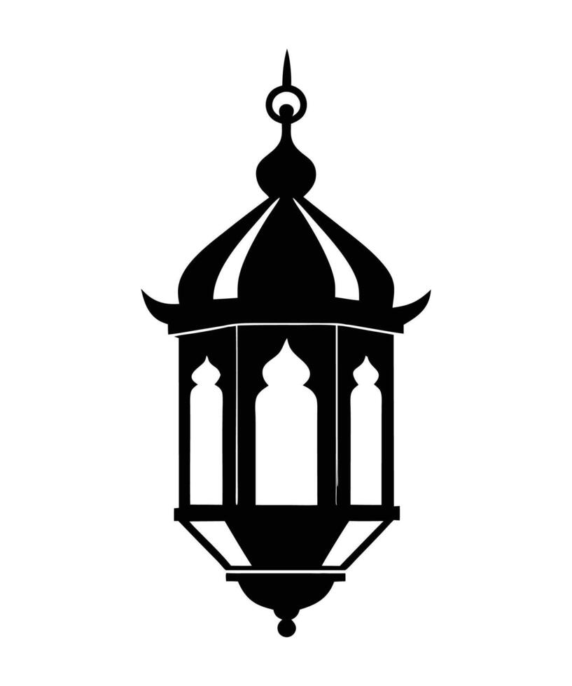 Ramadan Kareem theme design background Islamic Lantern illustration vector