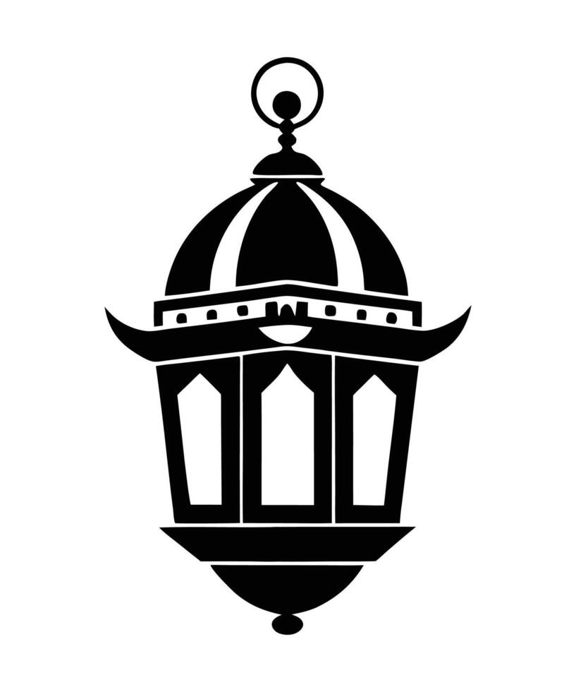 Ramadan Kareem theme design Islamic Lantern illustration vector