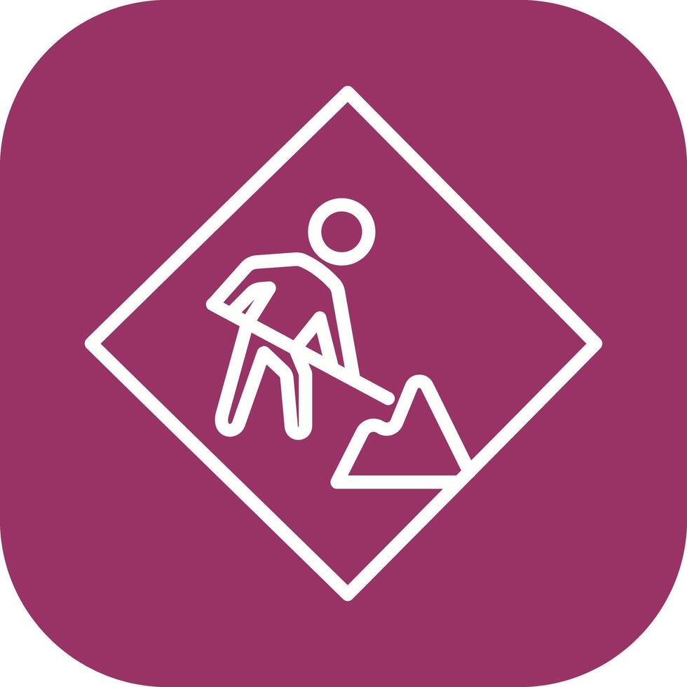 Construction Sign Icon Design vector
