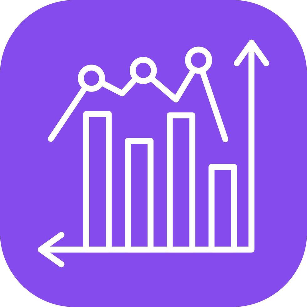 Bar Graph Icon Design vector