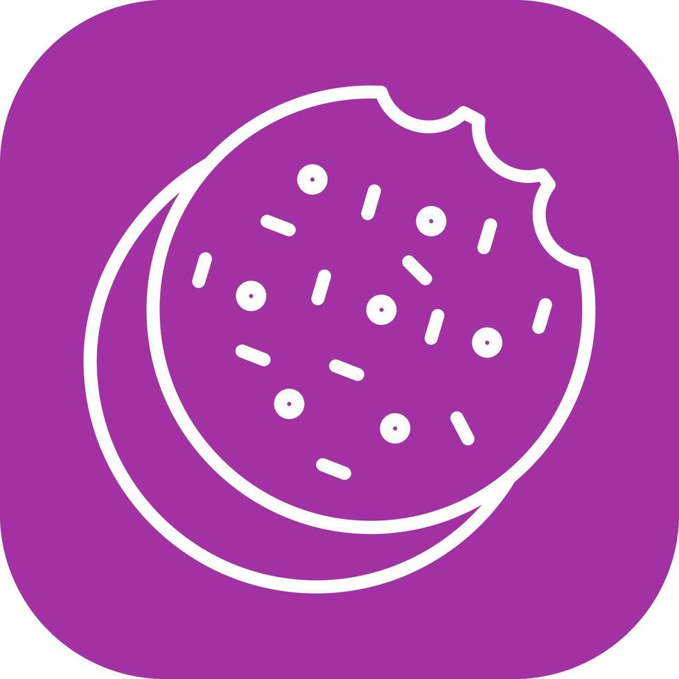 Baking Cookies Icon Design vector